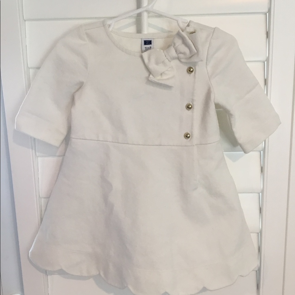 Janie & Jack scalloped bottom dress